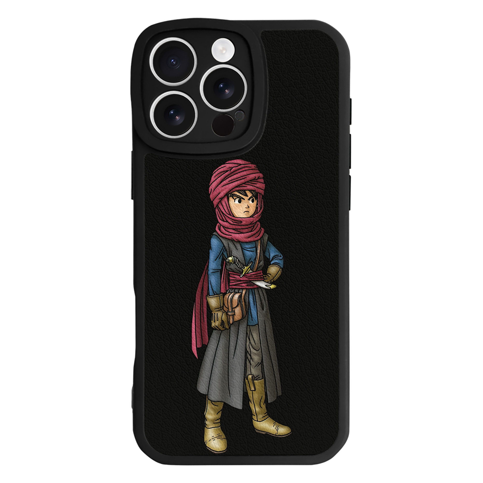 （画像用） ドラゴンクエスト Doragon Kuesuto Dragon Quest 【iPhone 16シリーズ対応】シリコンスマホケース（レザー調） 材質：シリコン